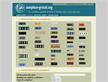 Tablet Screenshot of compteur-gratuit.org